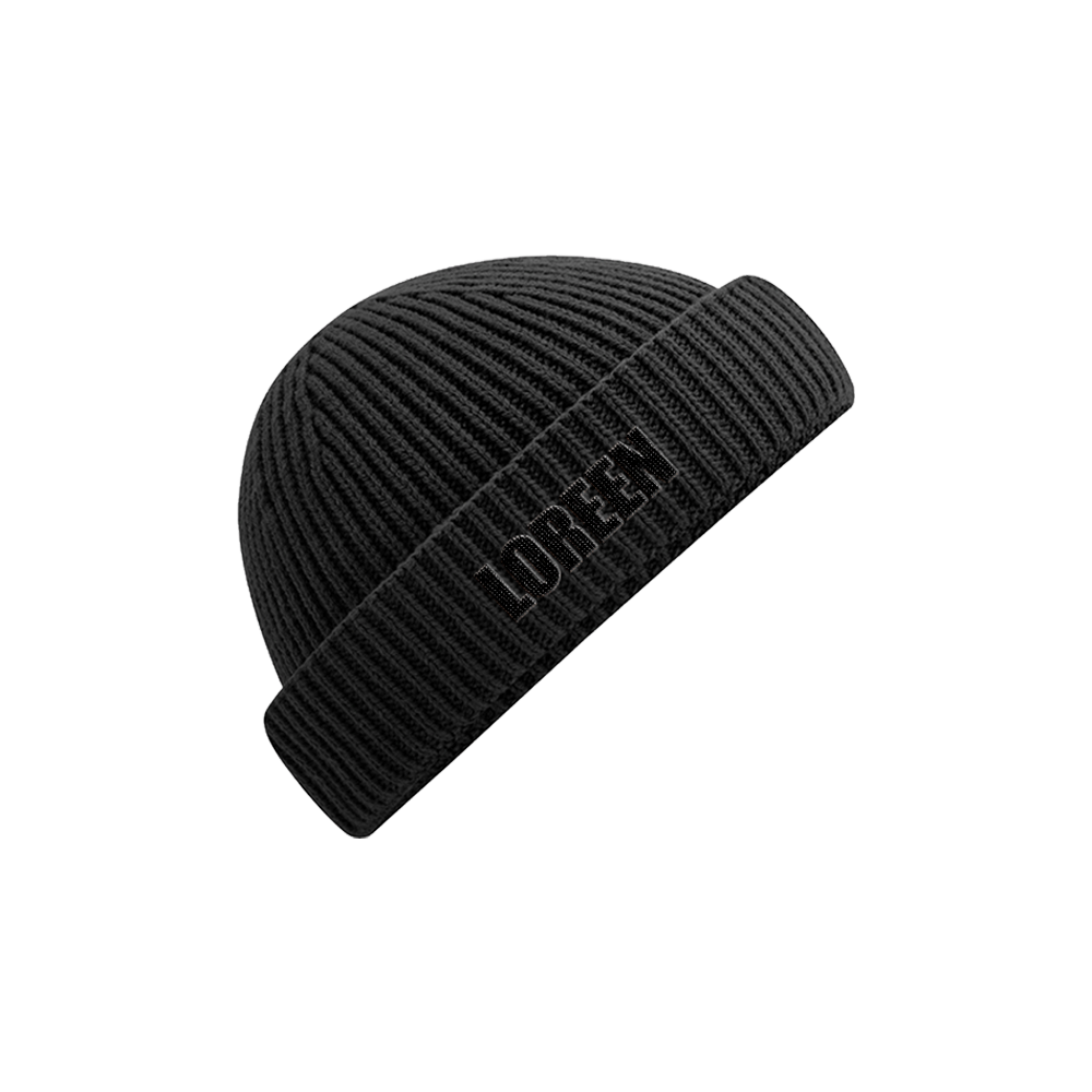 LOREEN BEANIE - BLACK