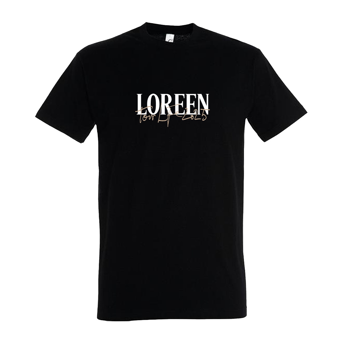2025 TOUR TEE (BLACK) 2XL only
