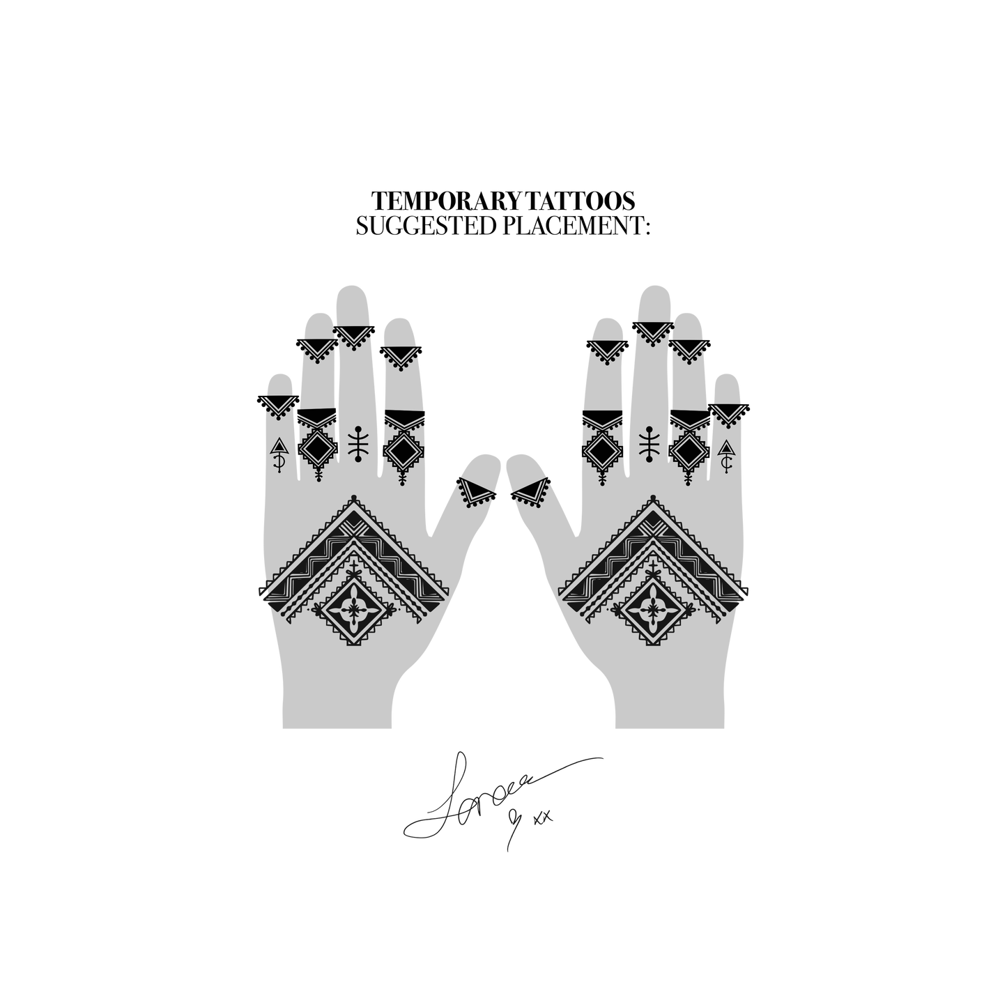 LOREEN TEMPORARY TATTOOS