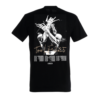 2025 TOUR TEE (BLACK) 2XL only